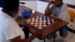 Checkers with Chi Blues Man on Fathers Day