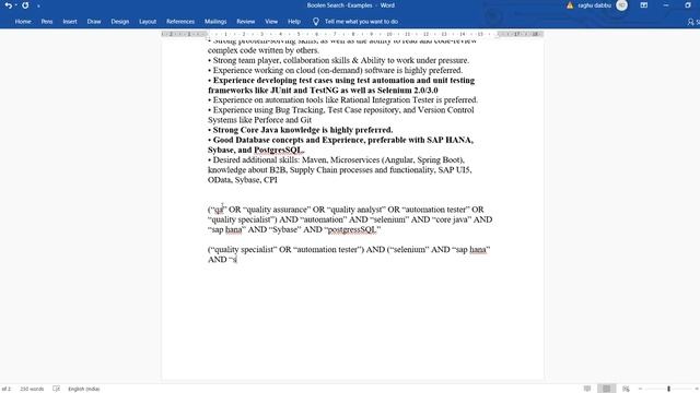 Boolean search | Boolean Operators | Explained Boolean Search with Examples | usitrecruiting/Raghu смотреть онлайн