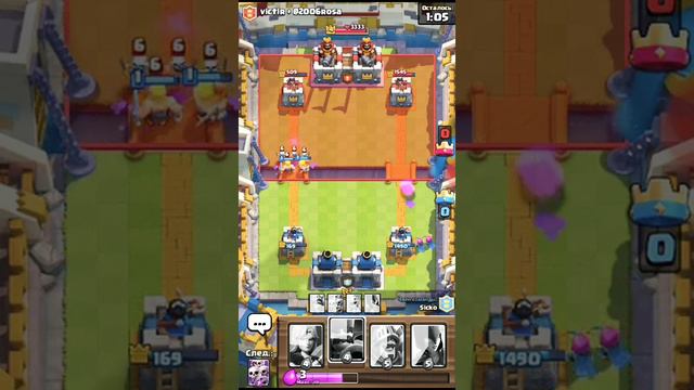 Клеш рояль король выжил с 6 хп. Полный пипец. смотреть онлайн