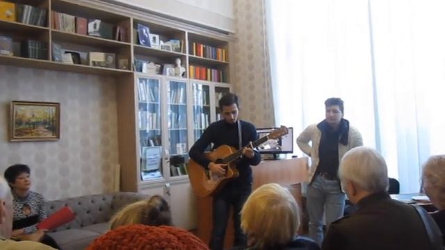 Литературная студия Нива. Фрагмент праздника памяти В. Высоцкого, 22.01.2018 смотреть онлайн