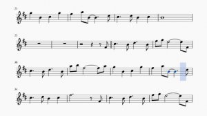 А снег идет. А.Эшпай - Е.Евтушенко. Ноты для альт саксофона