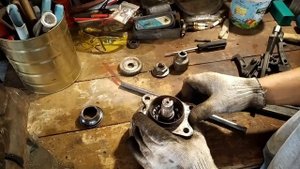 гул в заднем колесе разборка ступицы хендай соната