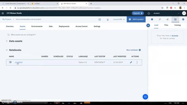 Text summarization  using jupyter notebook