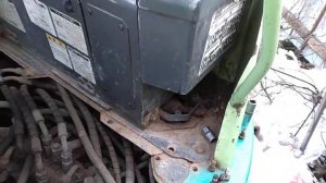 Рычаг регулировки управления джойстиками мини экскаватора