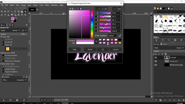Gimp 2.10: Glowing Text Effect