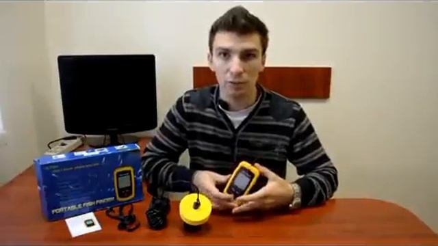 Портативный эхолот для поиска рыбы. Незаменимый помощник!