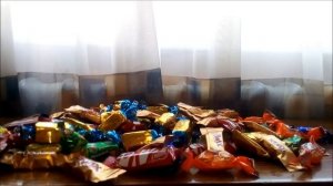 A lot of candy and sweets / много сладостей и конфет