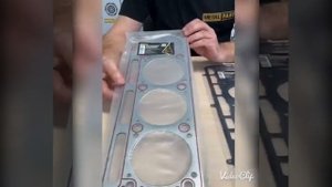 Прокладка головки блока цилиндров металлическая для автомобилей УАЗ и ГАЗ