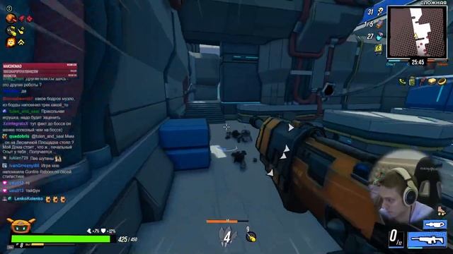 Первый долгий забег до финальной локации!  Roboquest 3