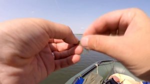 Ловля окуня с лодки. Рыбалка на "большой" воде.