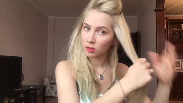 Урок 30. Модные локоны прямые на концах. Прически на себе. Кудри на утюжок
