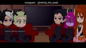 welcome to demon school iruma kun || student council react || infinity reactions
