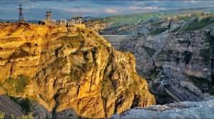 Дагестан, Сулакский каньон, съемка с дрона в районе "Языка Тролля"