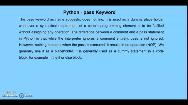 break, continue and pass смотреть онлайн