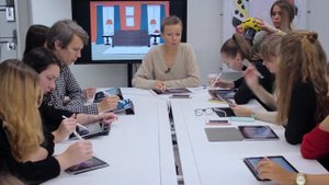 Эскиз интерьера на iPad в Procreate. Оксана Пантелеева (Академия re:Store)