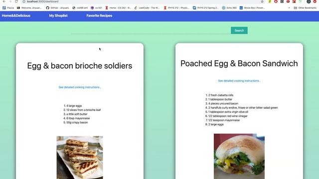 React web app - cooking recipes смотреть онлайн