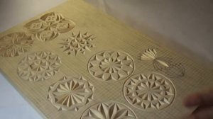 Геометрическая резьба по дереву. Урок 25 (geometric wood carving)