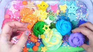 Cat Rainbow Slime Mixing Makeup, Eyeshadow Random into slime #Satisfying#slimevideo #ASMR #슬라임