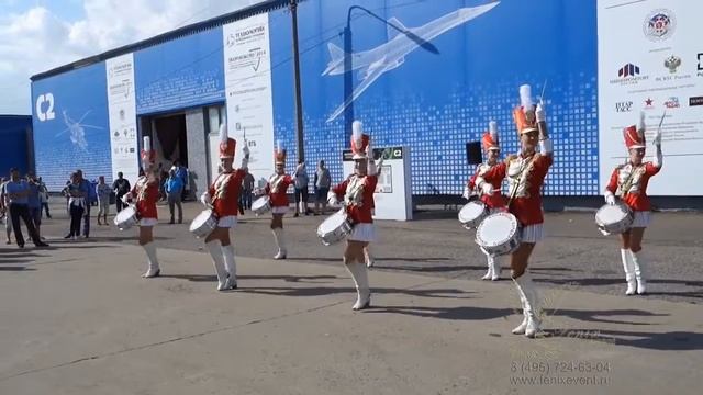 Ансамбль барабанщиц на праздник в Москве № 2. Мажоретки и барабанщицы в Москве.