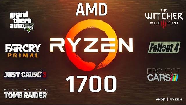 AMD Ryzen 7 1700 Test in 7 Games (GTX 1060)