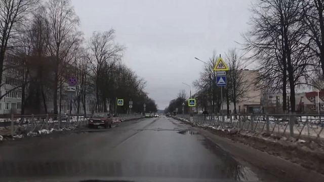 ЕДУ НА МАШИНЕ ПО ЗИМНЕМУ КИРОВСКУ (Ленинградская область) | Driving around Saint Petersburg смотреть онлайн