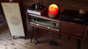 Ламповый усилитель SE300b + акустика от радиолы Симфония