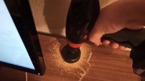 Установка розетки в стол