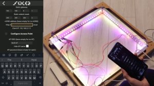 Как управлять адресной LED-лентой WS2812b через WIFI | ESP-01 с прошивкой WLED и LED FX