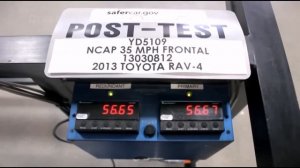 2013 Toyota RAV4 | Pre/Post-Test Documentation, Frontal Crash Test by NHTSA | CrashNet1