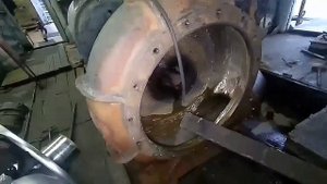 Земснаряд, машина ЗГМ-2М замена подшипника и вала. #5