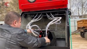 Автоматическая пескоструйная камера с барабаном