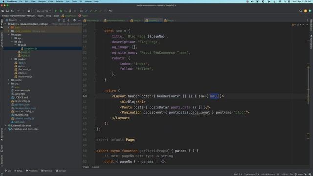 #54 Create Pagination Page In Nextjs | Next.js WooCommerce With REST API | Nextjs Headless WordPres