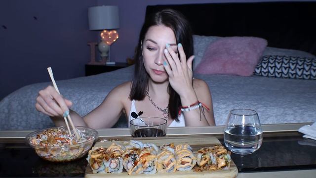 MUKBANG |🍣СУШИ И РОЛЛЫ МУКБАНГ | sushi rolls | #мукбангроллы #мукбангсуши