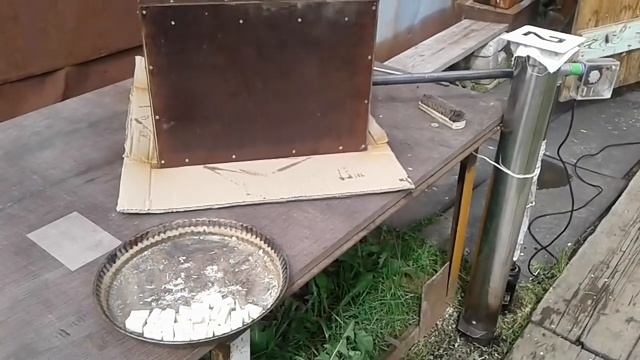 Холодное копчение скумбрии на крупной щепе
