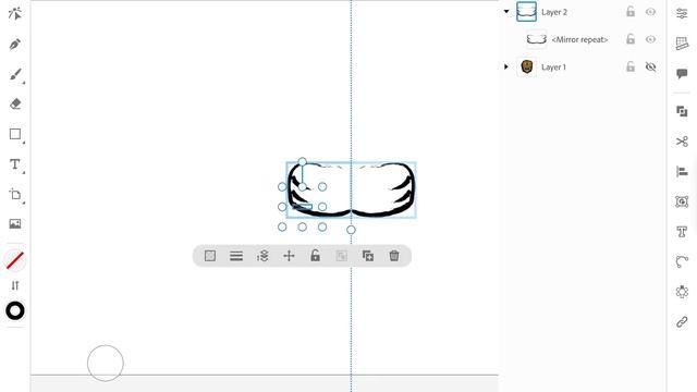 How to use mirror repeat on Adobe illustrator for iPad Pro (updated, less confusing) смотреть онлайн