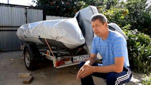 Выбор  лодочного  комплекта. Касатка 385 марин , гольфстрим F20АВМС, прицеп водник А5 .