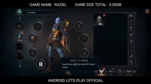 NEW MMORPG - Size Gede Banget - Raziel English Version Gameplay