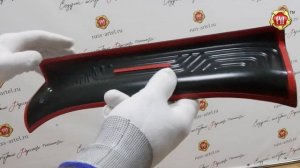 Накладки на внутренние пороги дверей KIA Seltos (russ-artel.ru)