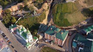 Строительство (воссоздание) Кремлёвского фуникулёра [4К] // Сентябрь 2022