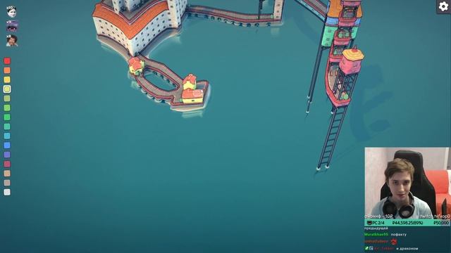 ИГРА БЕЗ ЦЕЛИ Townscaper ПРОСТОЙ КОНСТРУКТОР ГОРОДОВ смотреть онлайн