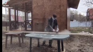 Навес над дровами, пристрой к дому, козырёк, крыша Часть 1