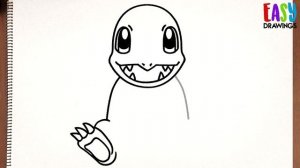 how to draw CHARMANDER easy step by step