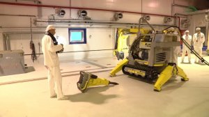 Тренинг по управлению роботом манипулятором BROKK 180 на Чернобыльской АЭС