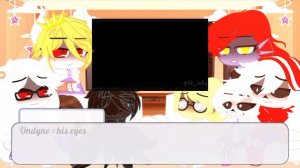 Undertale react to Nightmare sans (9/9) (Gacha nox)