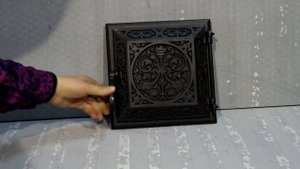 Чугунная дверка для печи R27