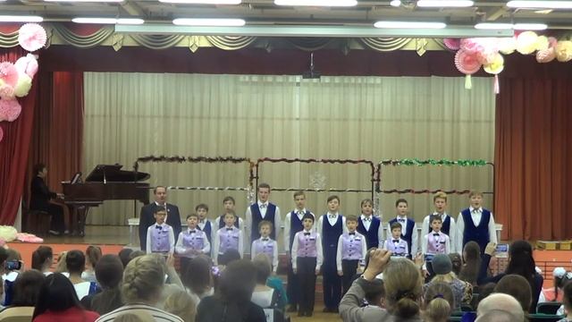 Новогодний праздник хора 2017 в Детской школе искусств города Московский смотреть онлайн