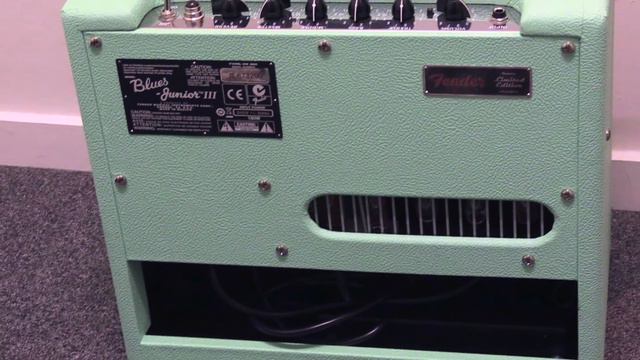 Fender Blues Jr III Surf Green Limited Edition Guitar Amplifier смотреть онлайн