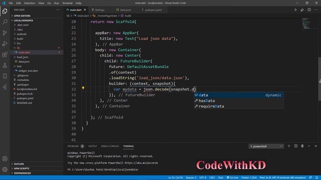 Flutter - Build Local JSON App | Android & iOS