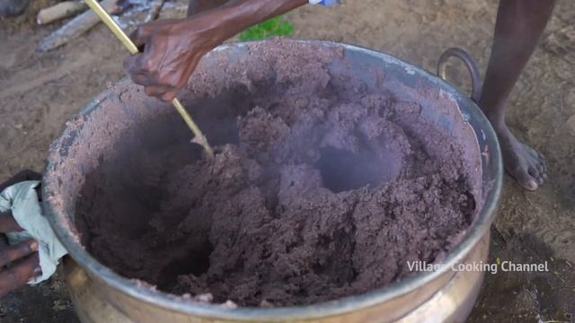 KALI with KARUVADU | Healthy Ragi Mudde and Dried Fish Recipes | Cooking Traditional Village Food смотреть онлайн