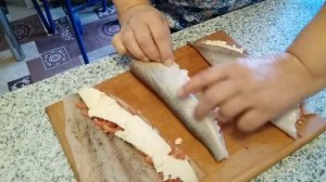 Навага запеченная в духовке